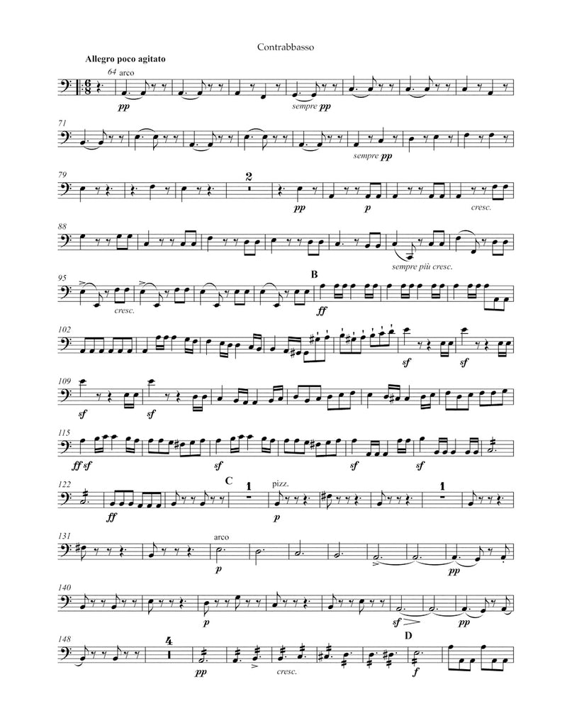 Symphony A minor op. 56 "Scottish" (1842-1843) [double bass part]