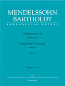 Symphony A major op. 90 "Italian" (1833-1834) [score]
