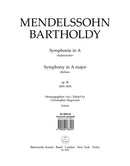 Symphony A major op. 90 "Italian" (1833-1834) [set of wind parts]