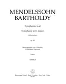 Symphony D minor op. 107 "Reformation Symphony" [violin 2 part]