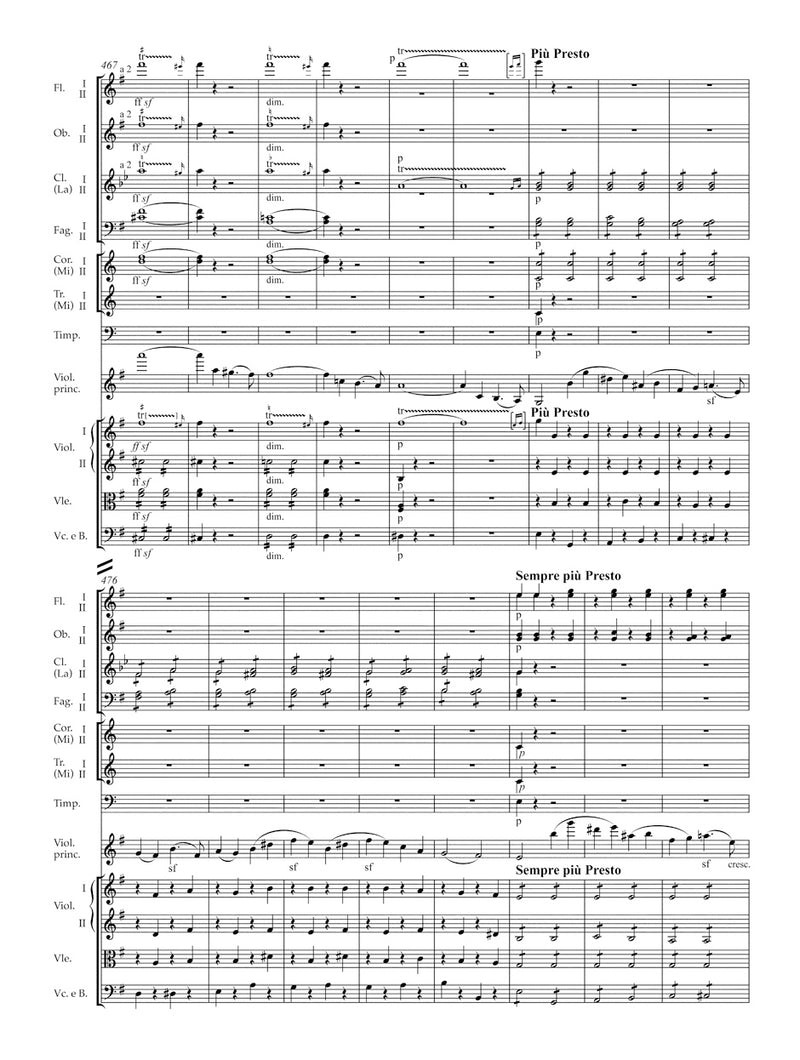 Concerto for Violin and Orchestra E minor op. 64 (Early version of 1844 and late version of 1845) [Score]