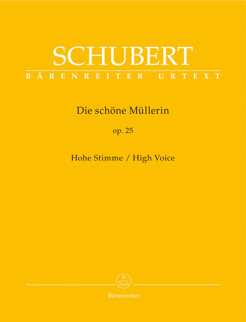 Die schöne Müllerin op. 25 D 795 (High Voice)