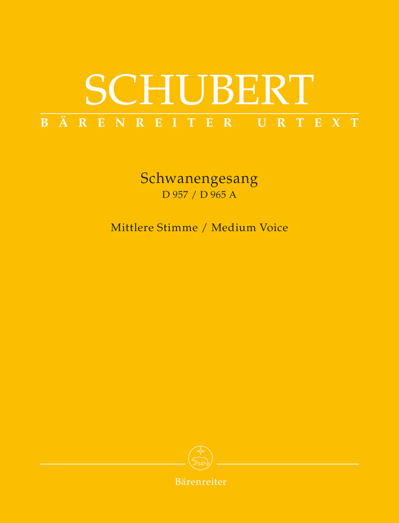 Schwanengesang D 957 / "Die Taubenpost" D 965 A (Medium Voice)