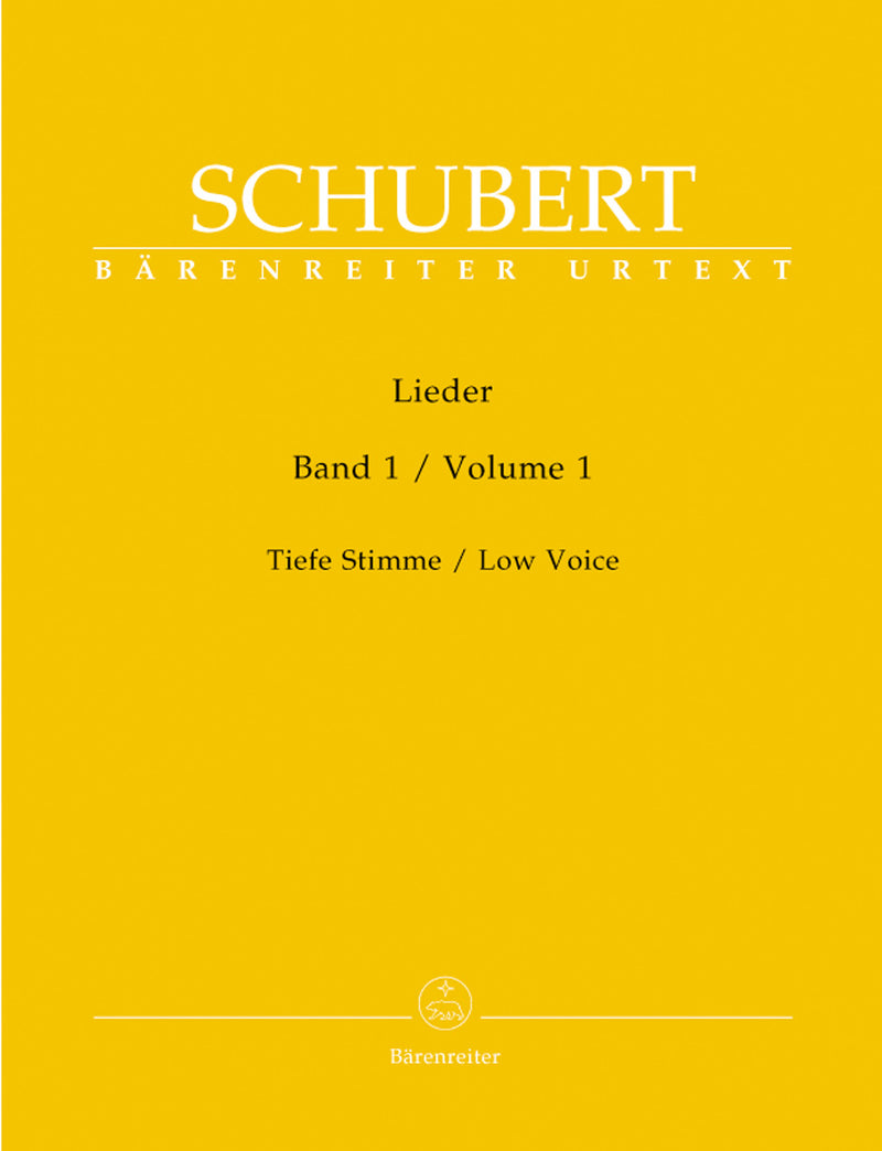 Lieder (Low Voice), Vol. 1