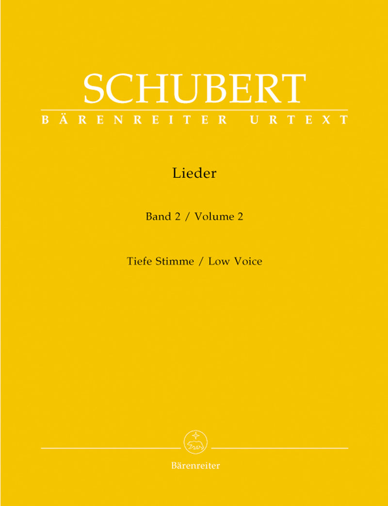 Lieder (Low Voice), Vol. 2