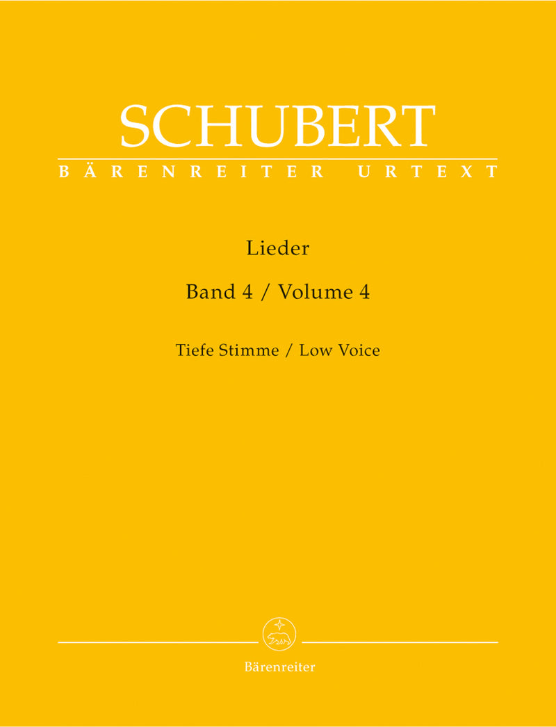 Lieder (Low Voice), Vol. 4