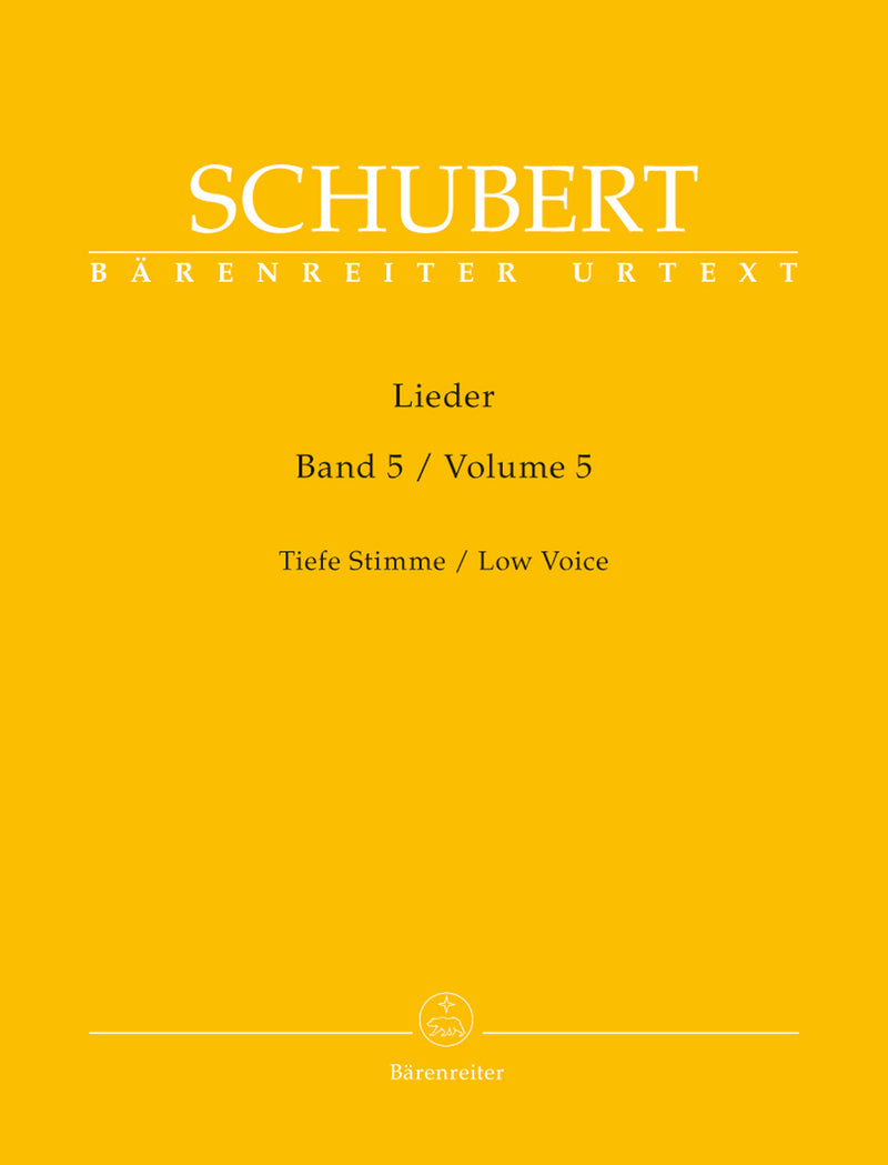 Lieder (Low Voice), Vol. 5
