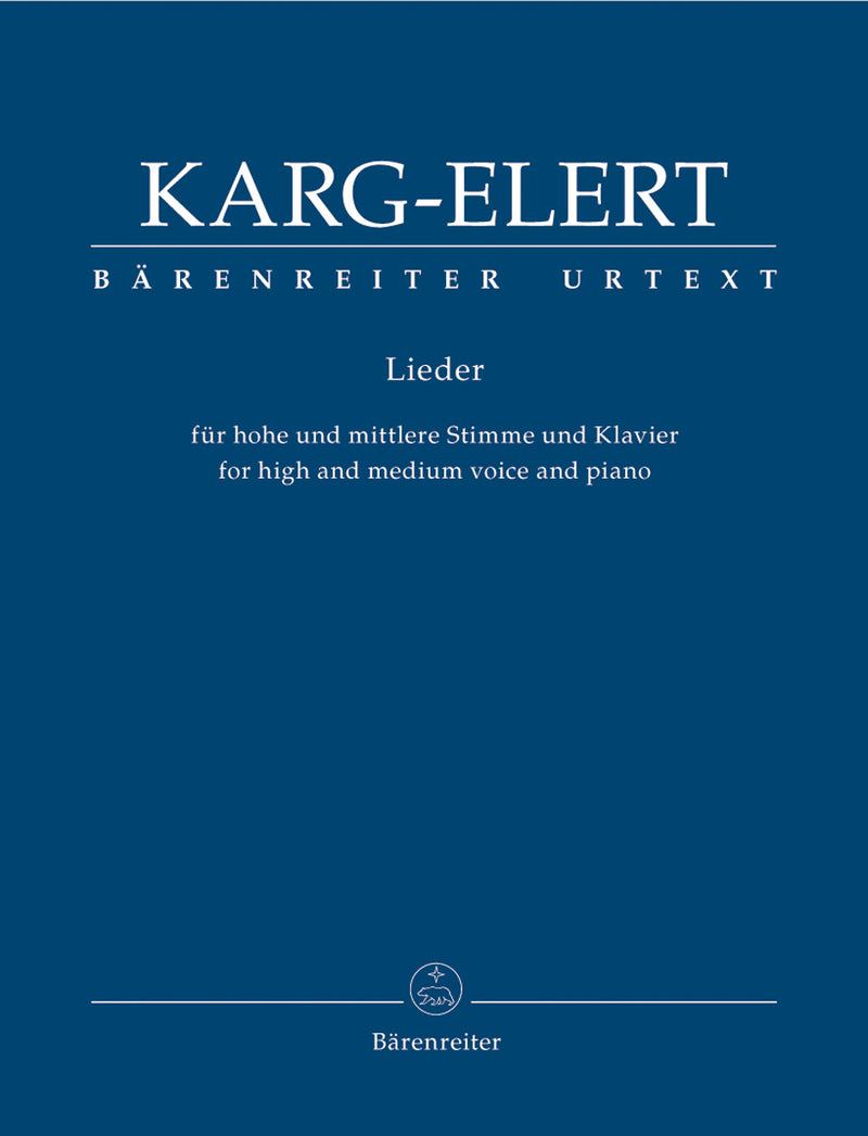 Lieder for high and medium voice and piano