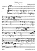 Grande Sonate for Clarinet (or Violin) and Piano in A major (after the Clarinet Quintet K. 581) [Performance score, set of parts]