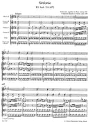 Symphony B-flat major K. Anh. 214 (45b) [score]