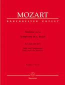 Symphony G major K. Anh. 221 (45a) [score]