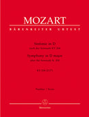Symphony D major (based on Serenade K. 204 (213a)) [score]