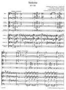 Symphony D major (based on Serenade K. 320) [score]