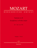 Symphony B-flat major K. Anh. 216 (74g) [score]