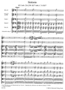 Symphony B-flat major K. Anh. 216 (74g) [score]