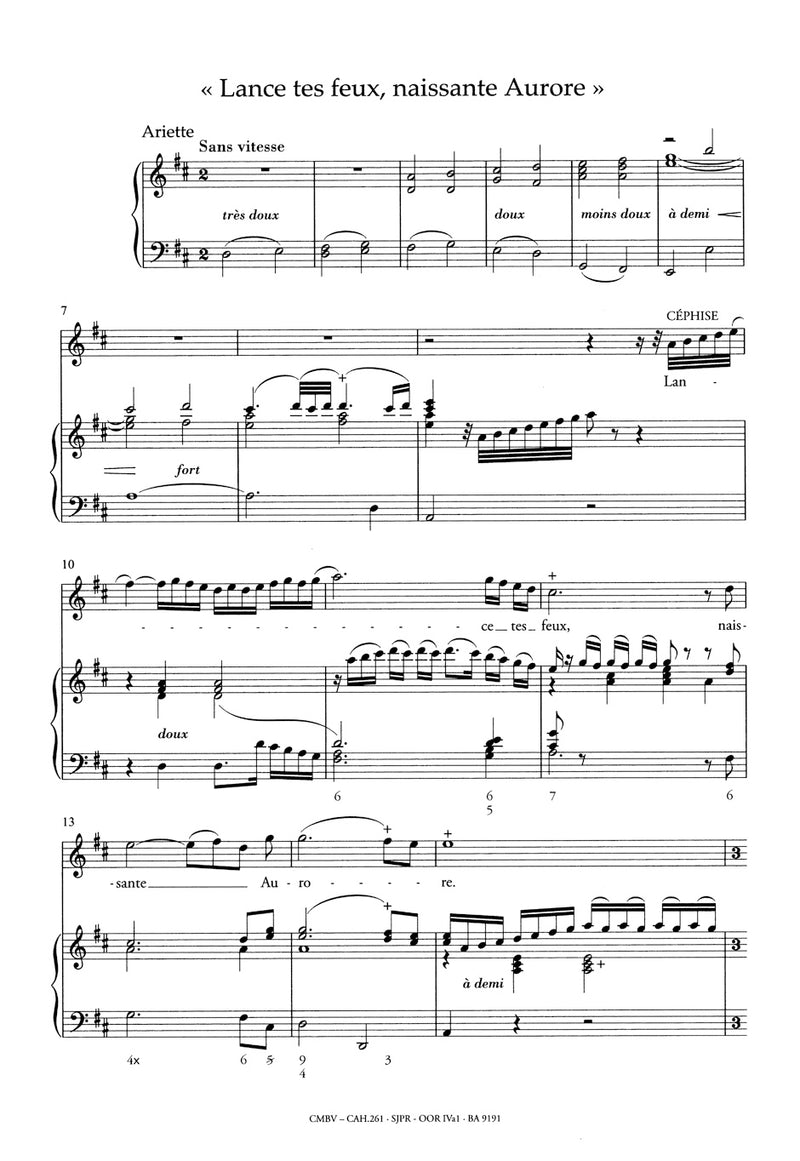 Airs d'opéra / Operatic arias: Soprano, vol. 1 （ヴォーカル・スコア）