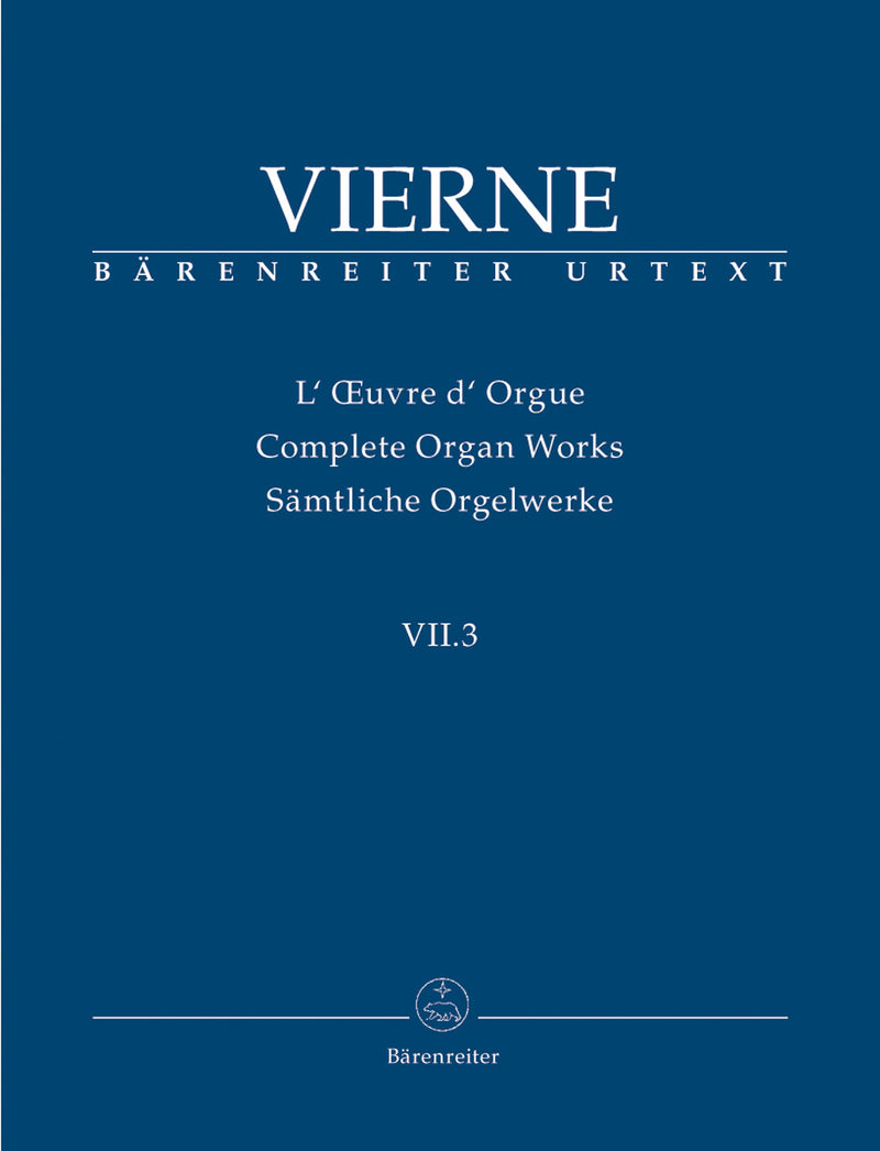 Complete Organ Works, Vol. 7.3: Pièces de Fantaisie en quatre suites, Livre III op. 54