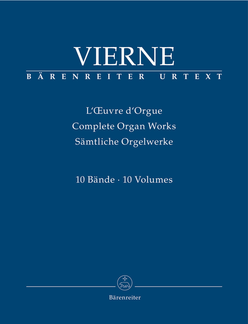 Complete organ works, vols. 1-10（14巻セット）