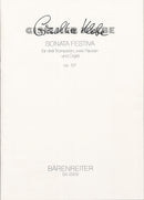 Sonata Festiva für drei Trompeten, zwei Pauken und Orgel op. 131 (1999)