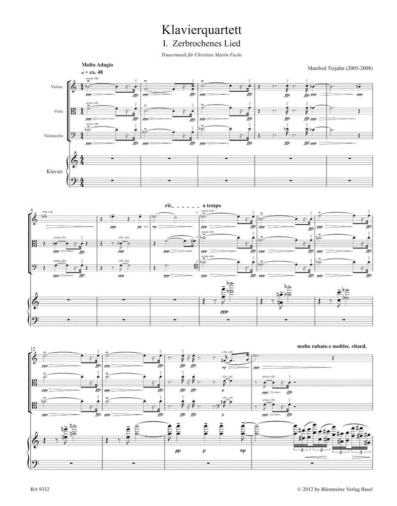 Piano Quartet (2005-08)