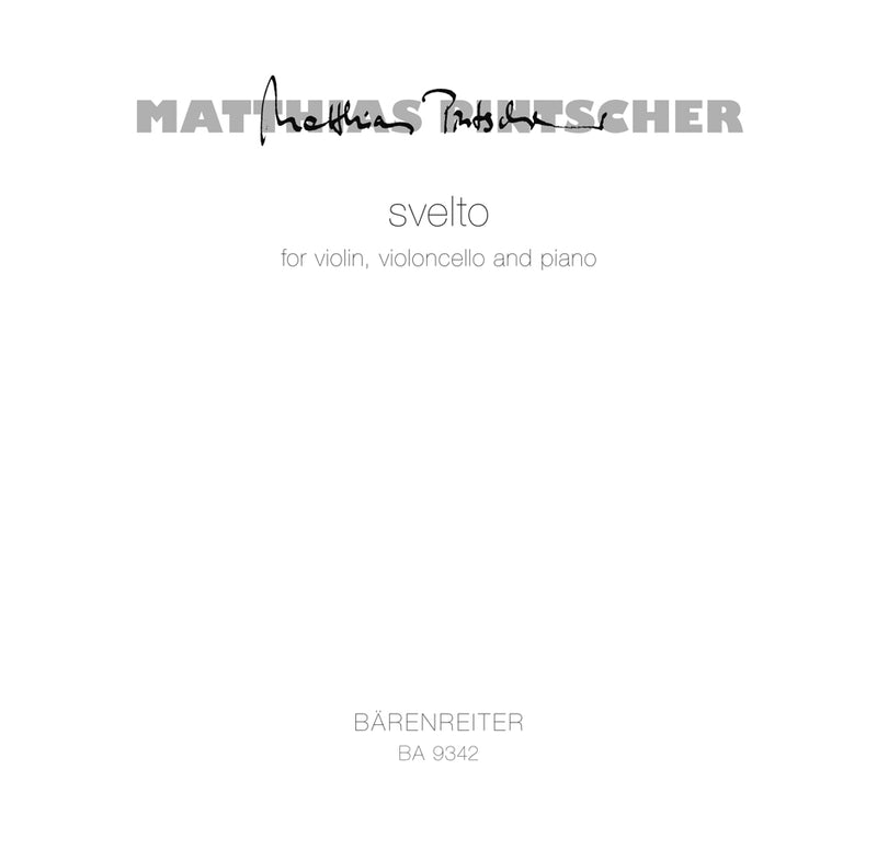 svelto for violin, Violoncello and Piano (2006)