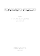 flow for violin, flute (doubling alto flute) and Violoncello (2005)