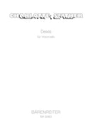 Deixis for Violoncello (2009)