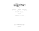 Three organ pieces