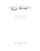 invocation VI for soprano and bass flute (2002/03)
