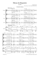 Messe de Requiem op. 48 (Version of 1900) （ヴォーカル・スコア）