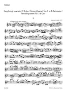 String Quartet Nr. 2 B-flat major B 17 [set of parts]
