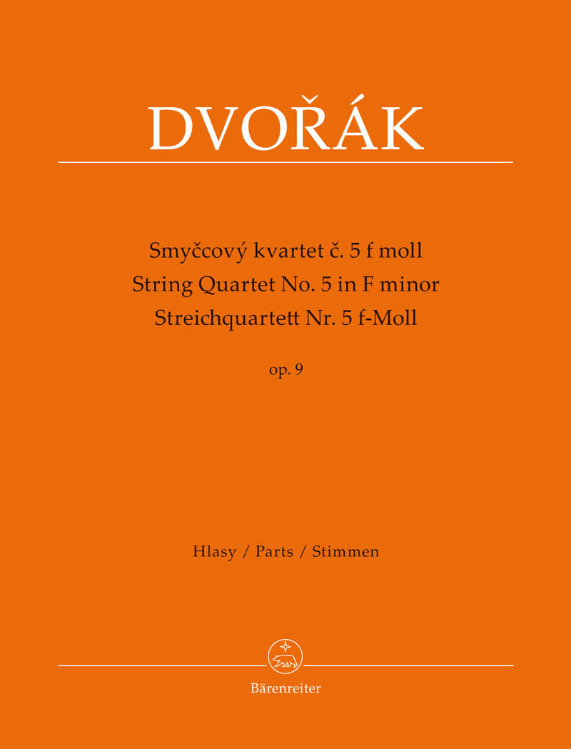 String Quartet Nr. 5 F minor op. 9 [set of parts]