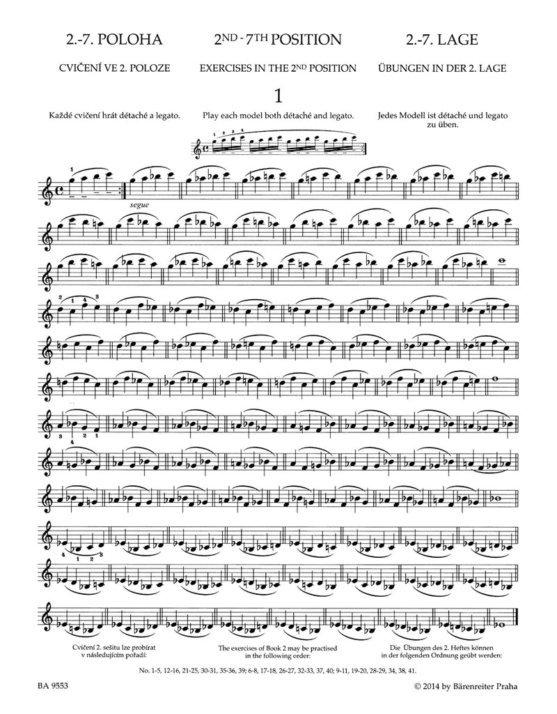 School of Violin Technique op. 1, vol. 2