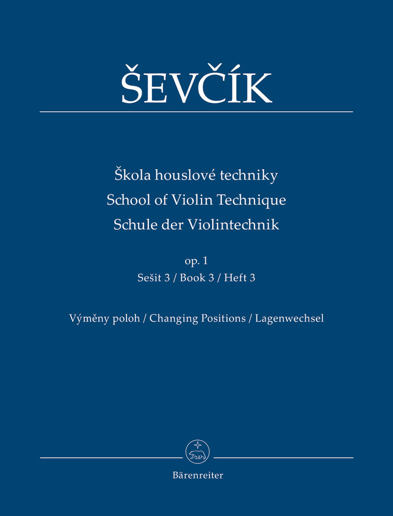 School of Violin Technique op. 1, vol. 3