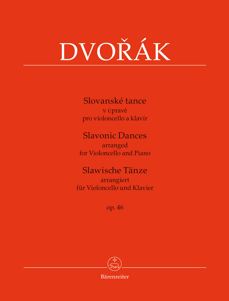Slavonic Dances op. 46 (Arranged for Violoncello and Piano) [score & parts]