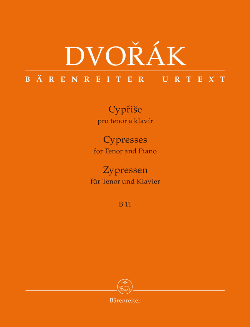 Cypriše (Cypresses) for Tenor and Piano
