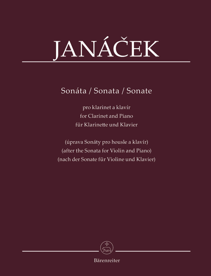 Sonata for Clarinet and Piano (after the Sonata for Violin and Piano)