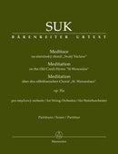 Meditation über den altböhmischen Choral "St. Wenzeslaus" für Streichorchester op. 35a [score]