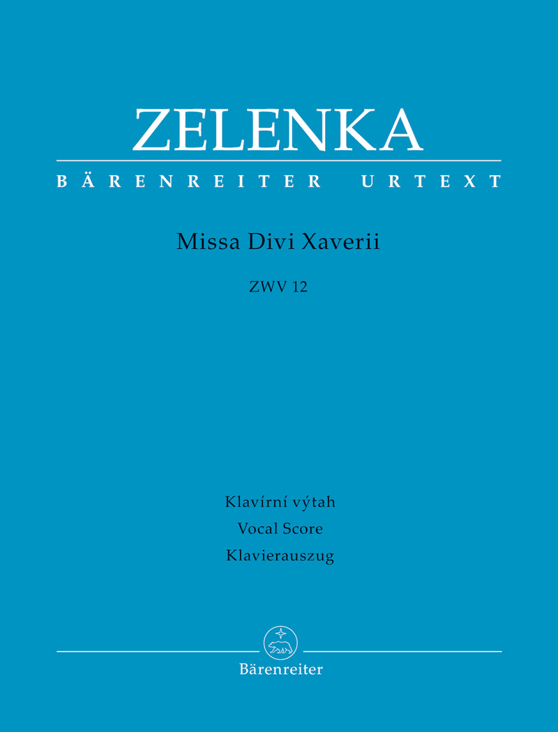 Missa Divi Xaverii ZWV 12 （ヴォーカル・スコア）