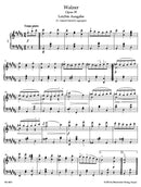 Waltzes op. 39 (Easy edition, arranged by the composer)