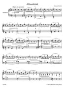 Albumblatt for Piano