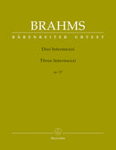 Three Intermezzi op. 117