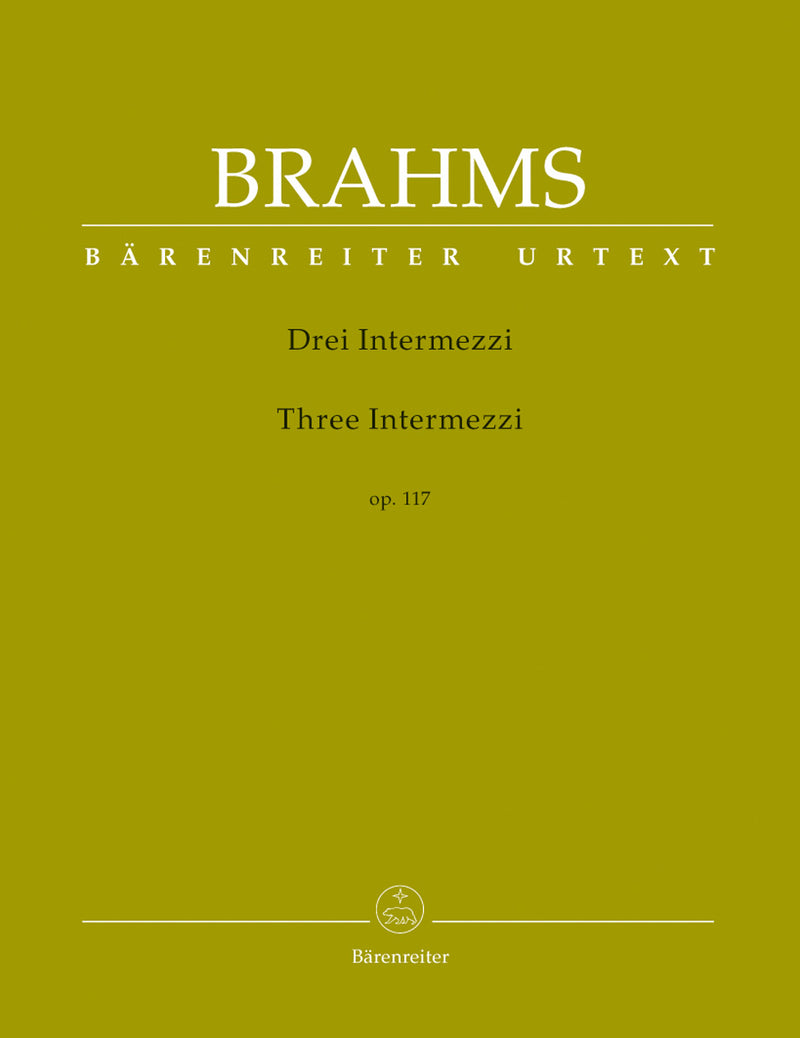 Three Intermezzi op. 117