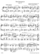 Three Intermezzi op. 117