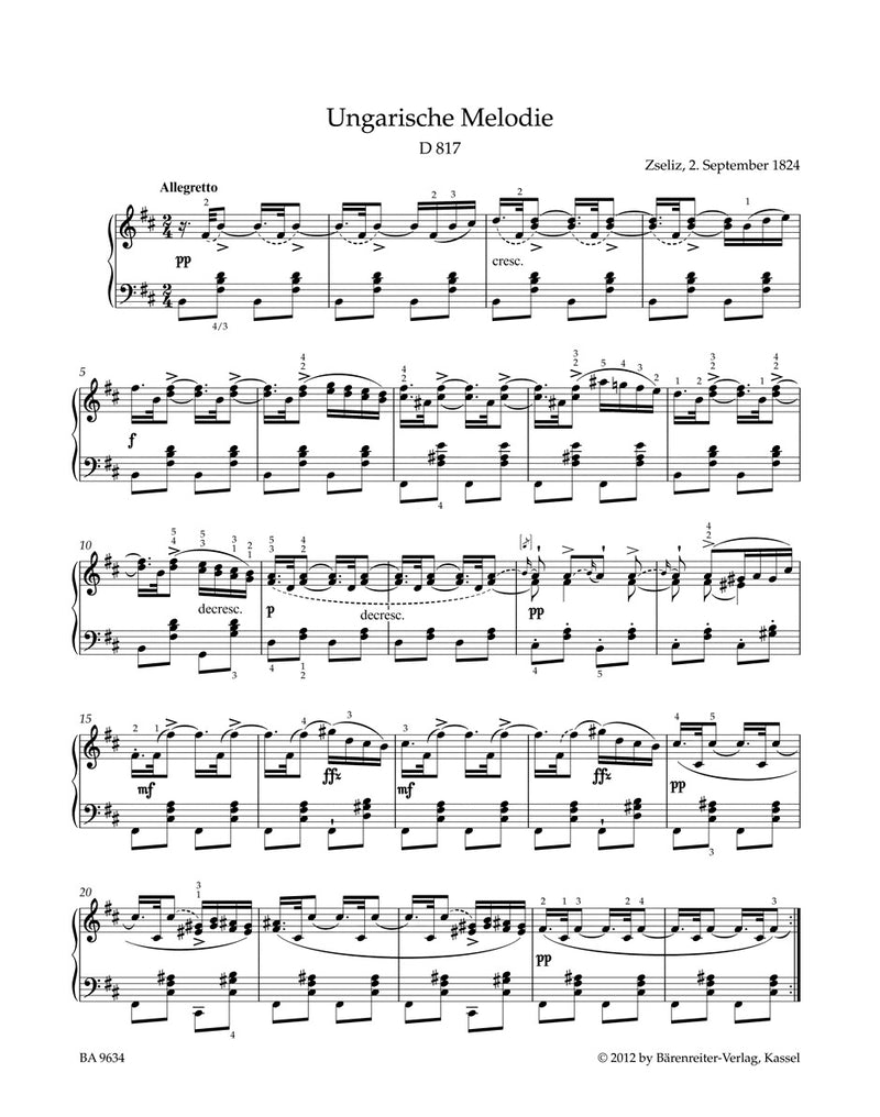 Late Piano Pieces