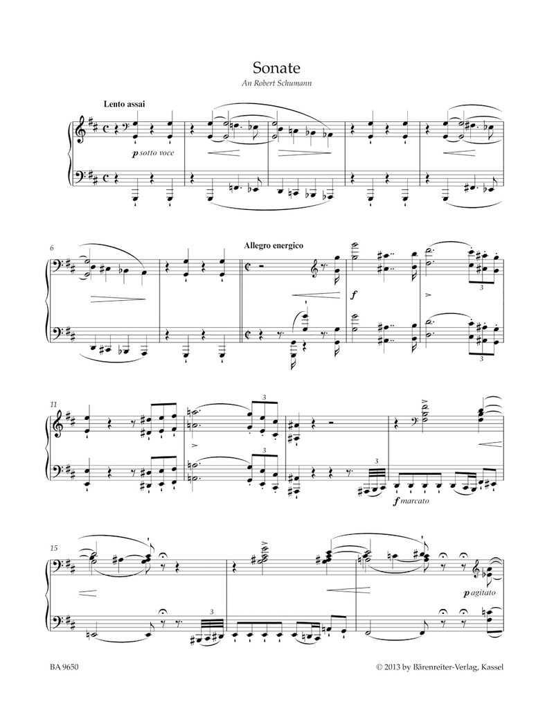 Sonata for Piano B minor
