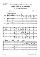 Gleichwie der Regen und Schnee vom Himmel fällt BWV 18 [合唱楽譜]