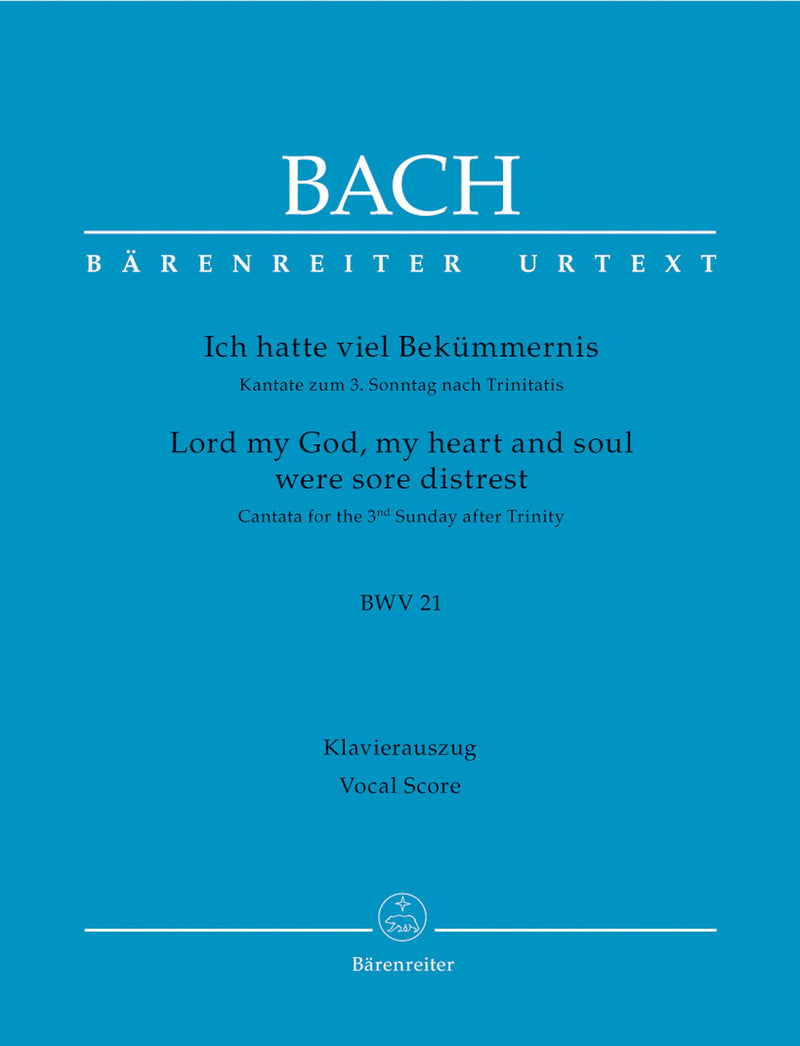 Ich hatte viel Bekümmernis BWV 21（ヴォーカル・スコア）