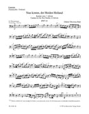Nun komm, der Heiden Heiland, BWV 61 [cello/double bass/Bc part]