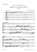 Gelobet seist du, Jesu Christ, BWV 91 [合唱楽譜]